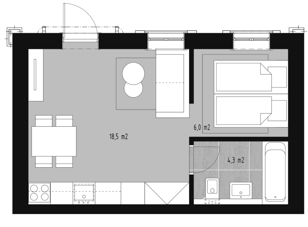2-bedroom suite